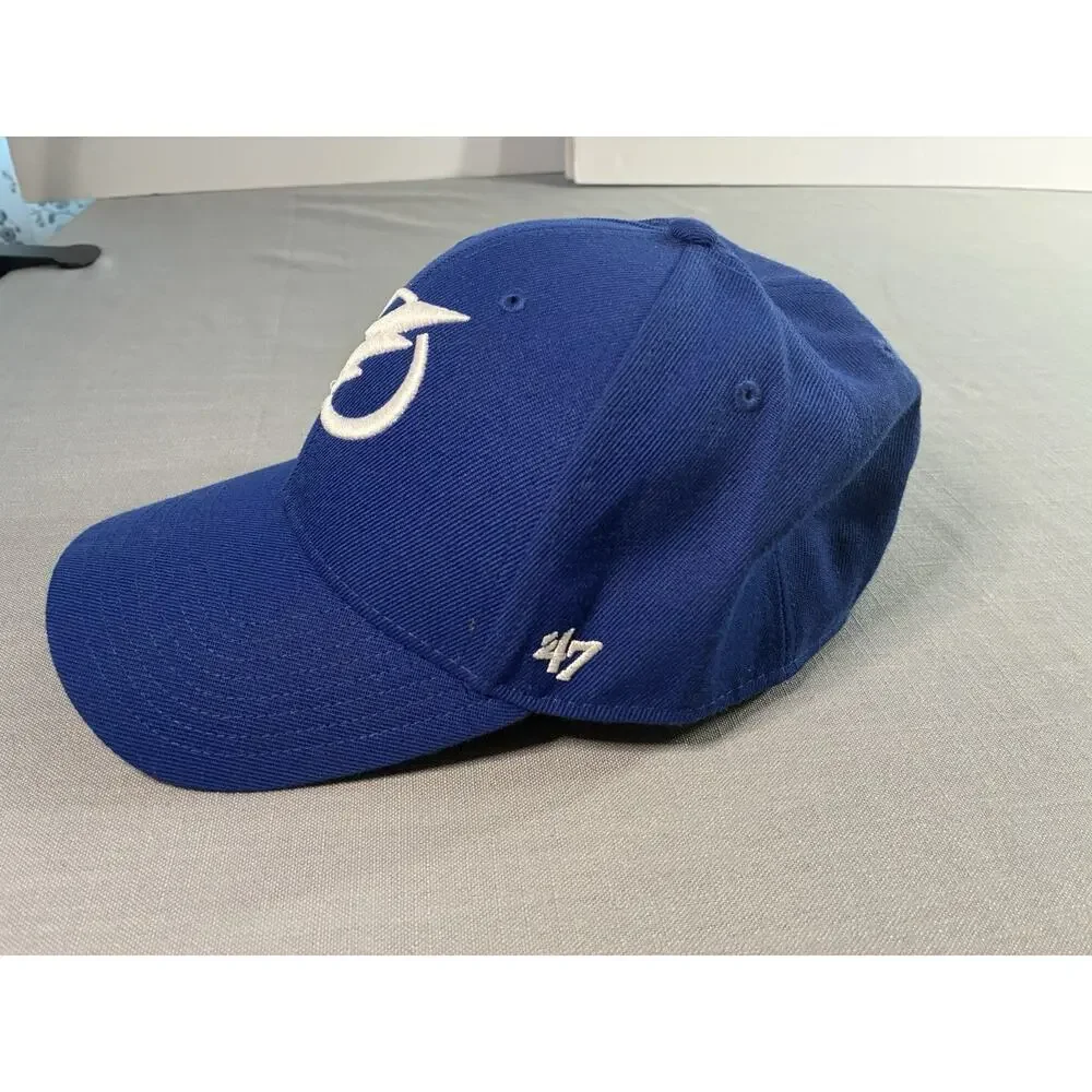 Tampa Bay Lightning '47 Brand Adjustable Dad Hat Blue NHL Cap Strapback